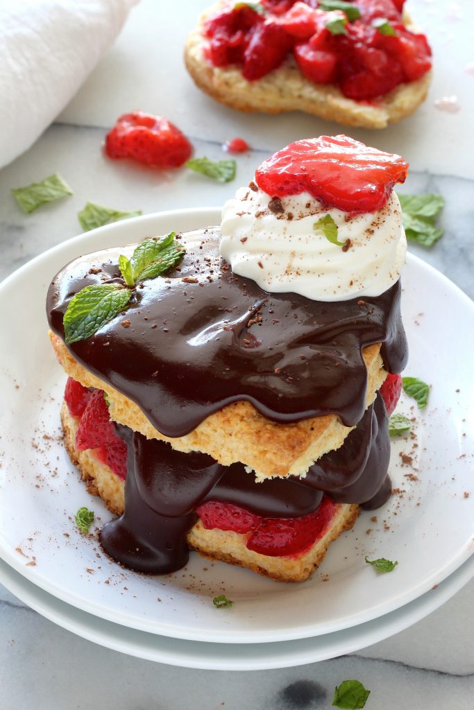 Chocolate Covered Strawberry Shortcakes