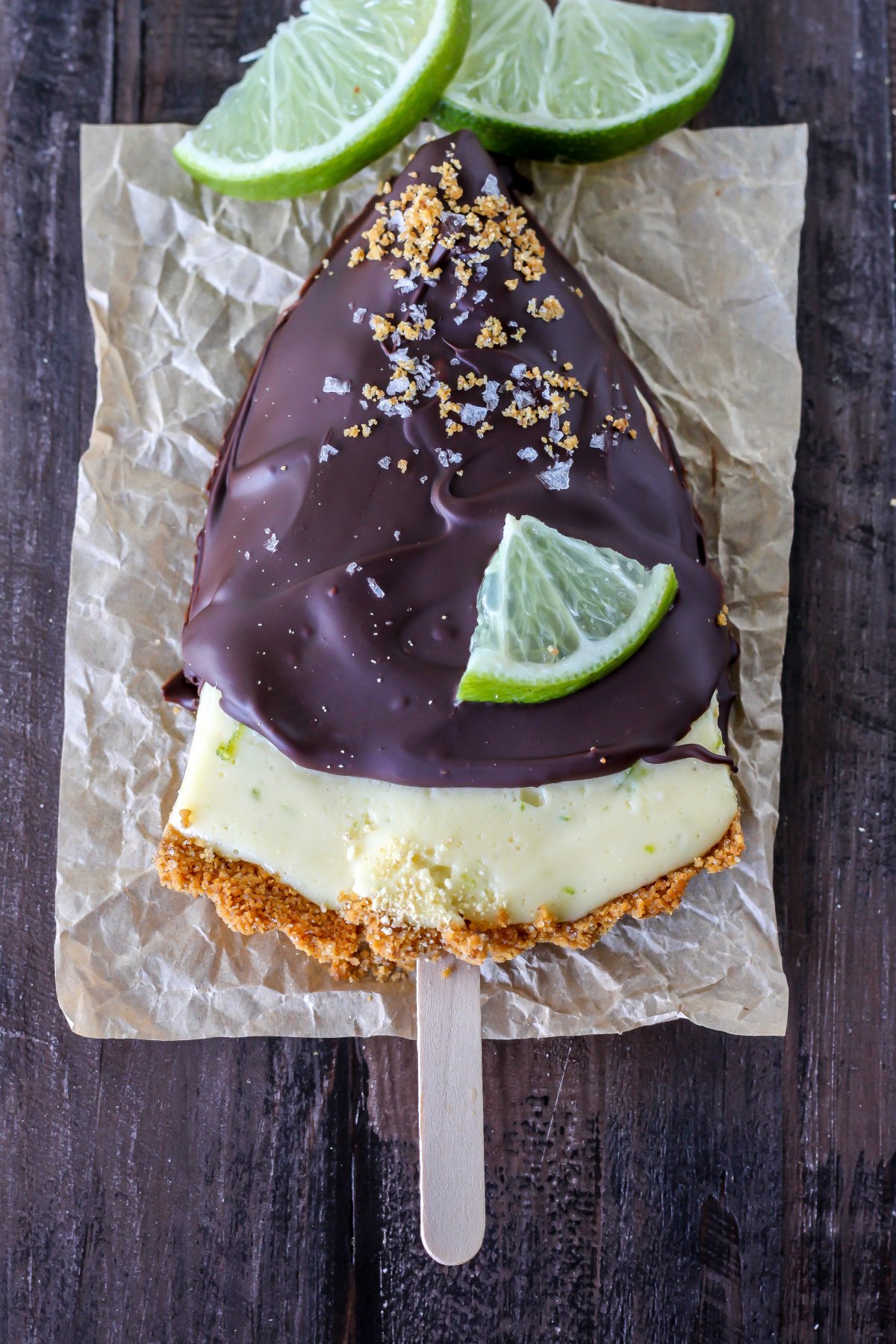 Chocolate Key Lime Fudge Cake Bars | THEMRSINGLINK