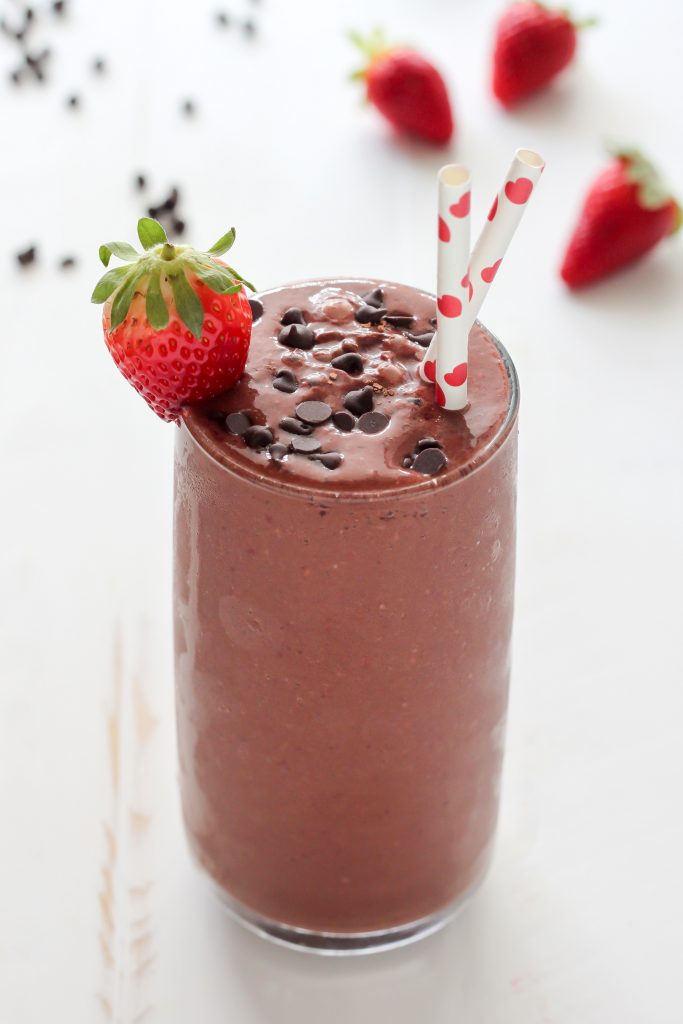 Chocolate Covered Strawberry Smoothie