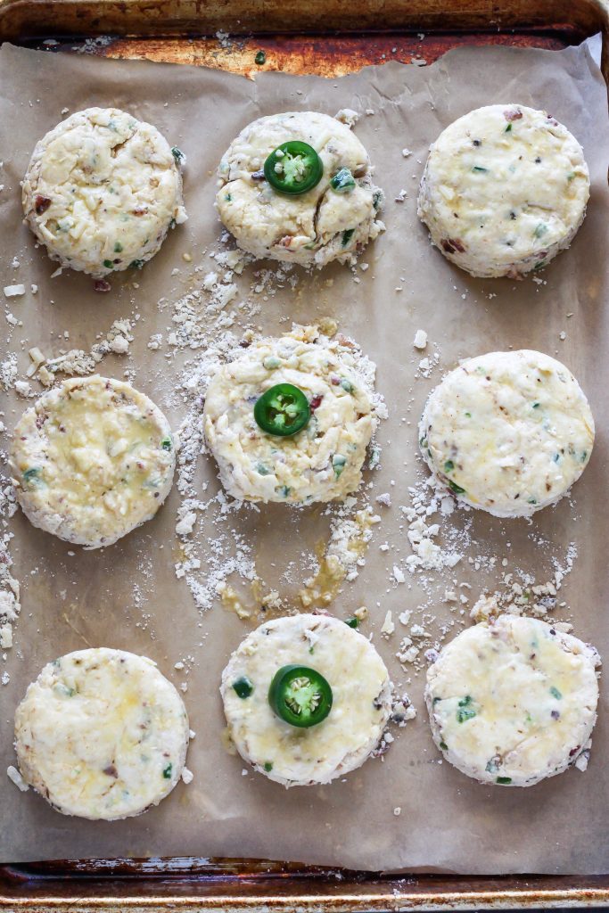 Bacon, Pepper Jack, and Jalapeno Scones