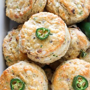 Bacon, Pepper Jack, and Jalapeno Scones