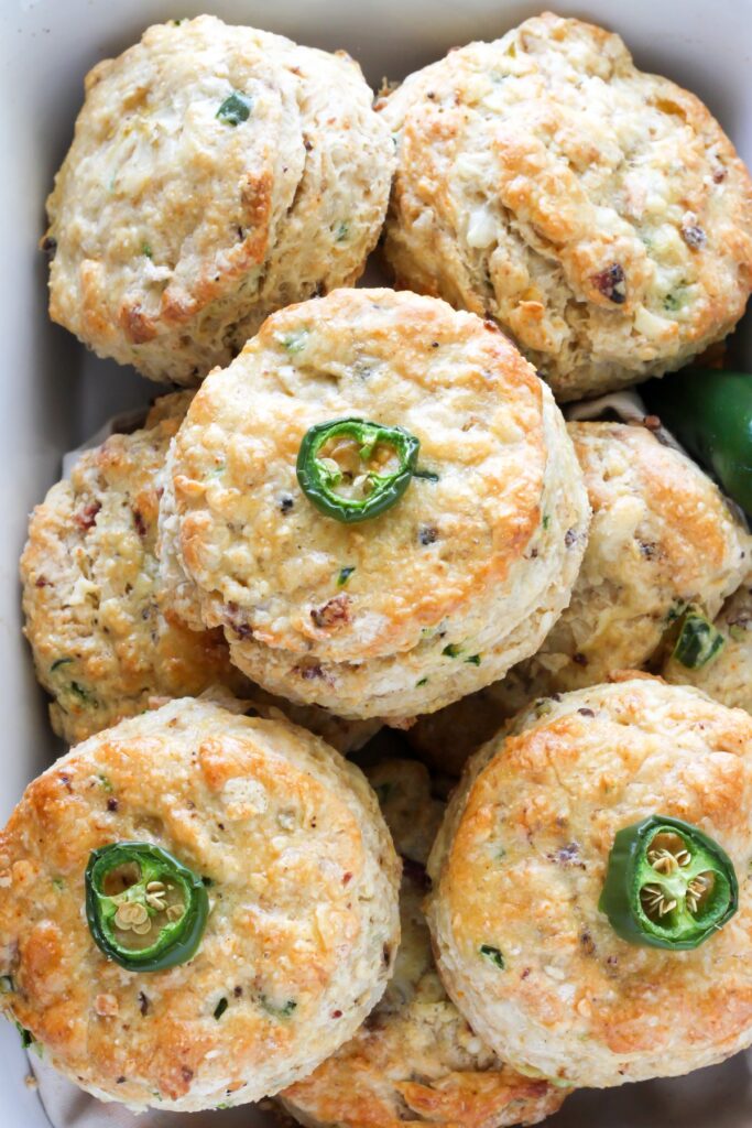 Bacon, Pepper Jack, and Jalapeno Scones