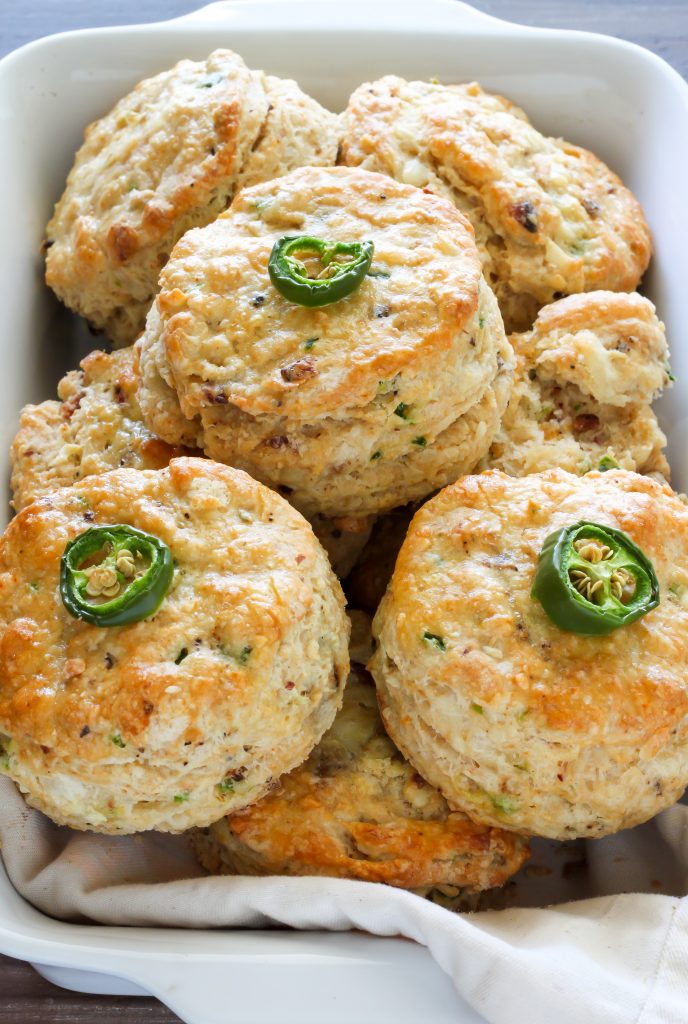 Bacon, Pepper Jack, and Jalapeno Scones