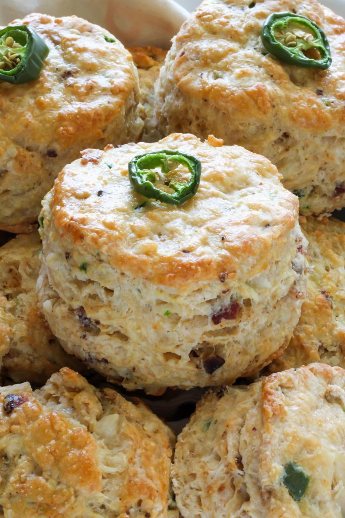 Bacon, Pepper Jack, and Jalapeno Scones