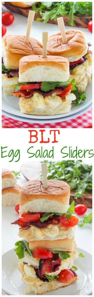 BLT Egg Salad Sliders