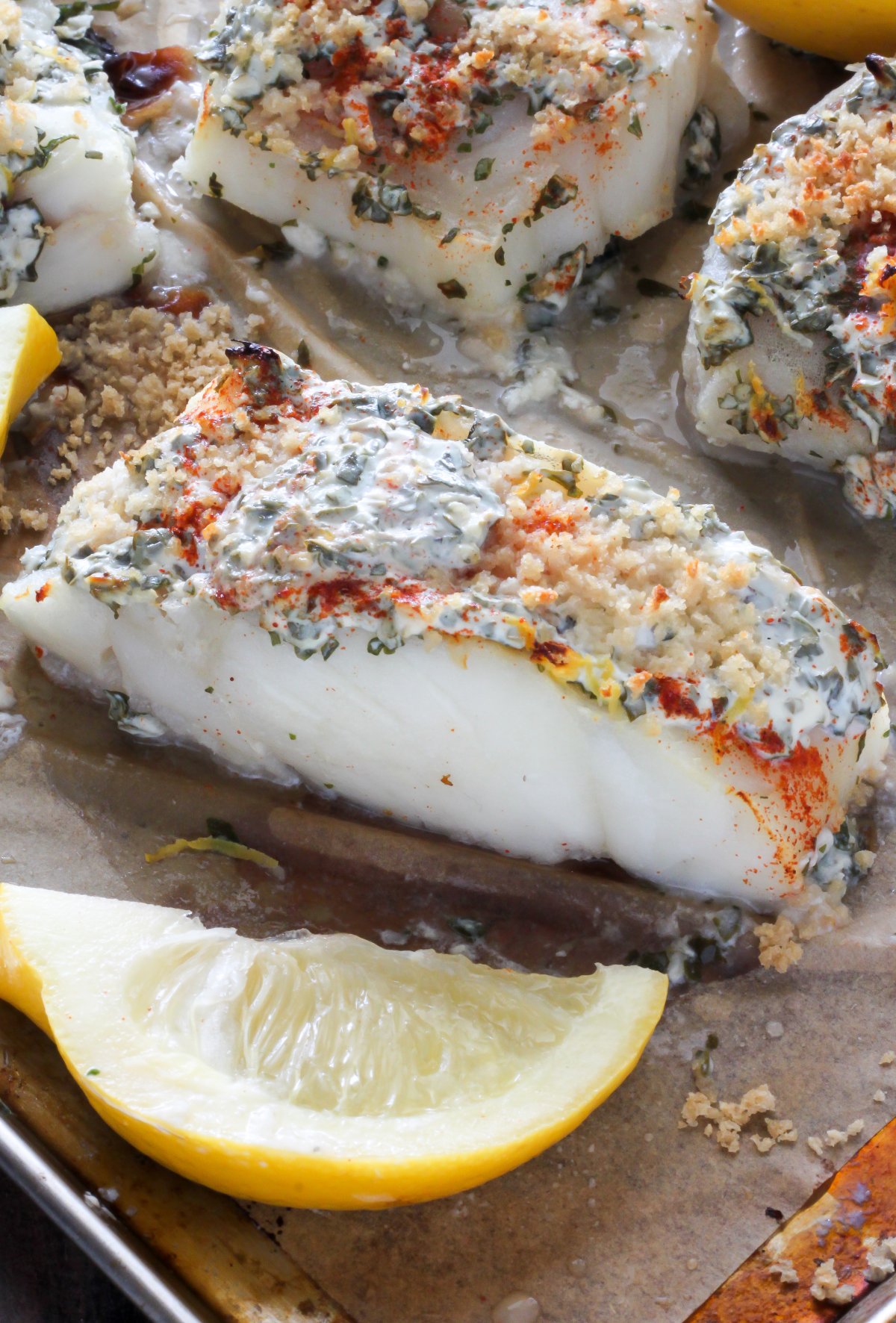 20 Minute Lemon, Garlic, and Herb Baked Cod-image