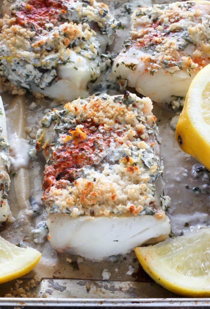 20 Minute Lemon, Garlic, and Herb Baked Cod