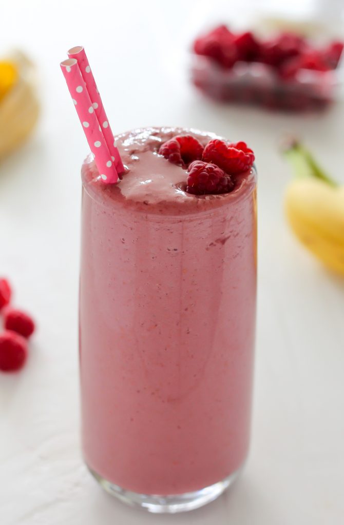 Raspberry Banana Smoothie