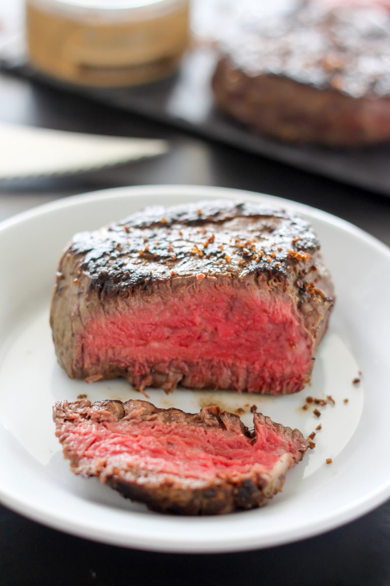 Perfect Pan-Seared Rib-Eye Filets - Baker by Nature