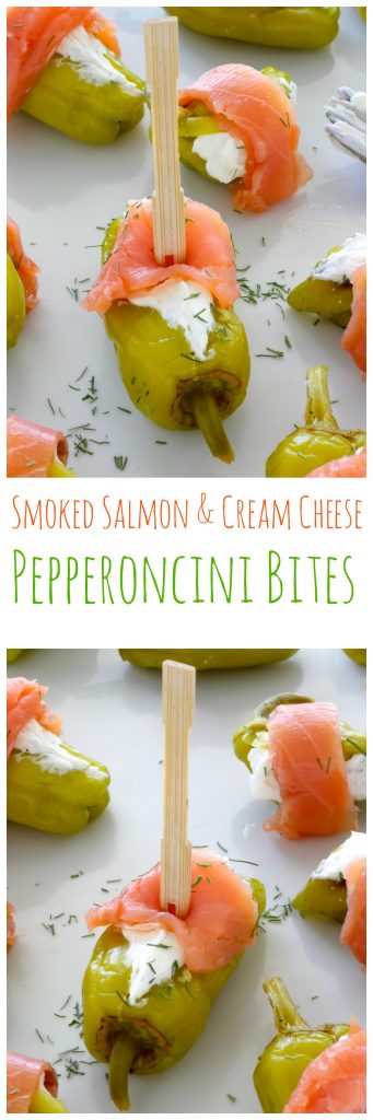 Smoked Salmon and Cream Cheese Stuffed Pepperoncini