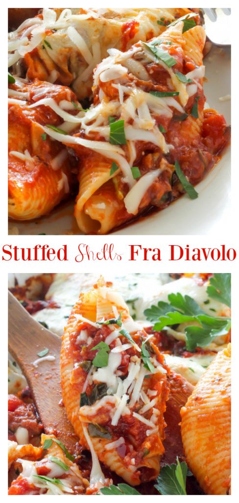 Stuffed Shells Fra Diavolo Recipe 