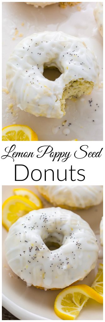 Homemade Lemon Poppy Seed Donuts are soft, fluffy, and sunshiny sweet! Baked, not fried, this recipe is ready in just 20 minutes.