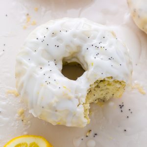 Homemade Lemon Poppy Seed Donuts are soft, fluffy, and sunshiny sweet! Baked, not fried, this recipe is ready in just 20 minutes.