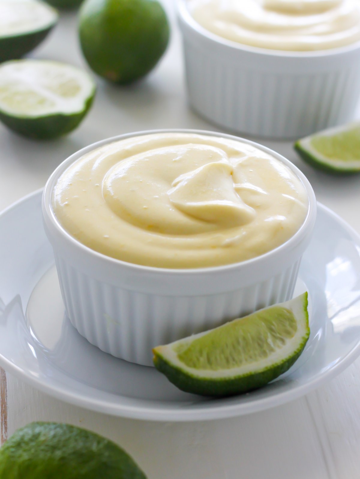 Creamy Key Lime Pudding - Baker by Nature