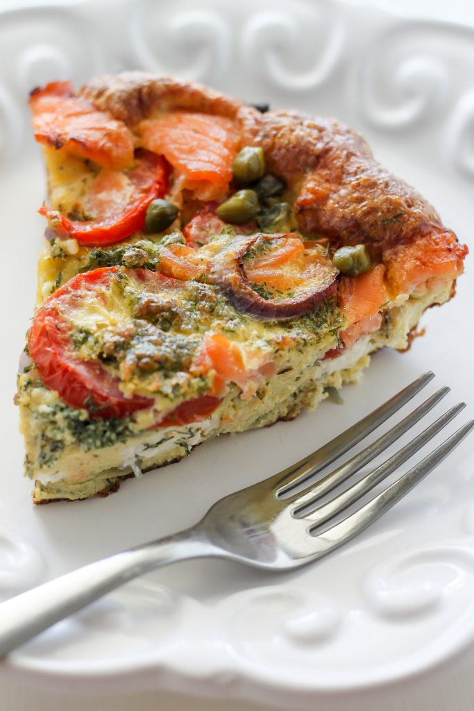 Smoked Salmon Frittata