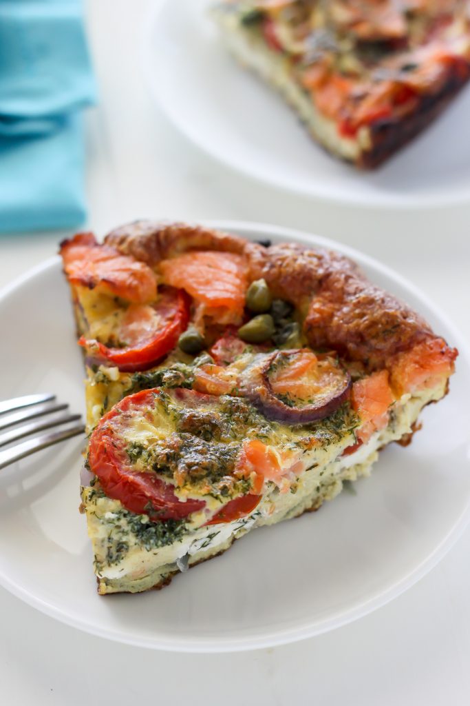 Smoked Salmon Frittata