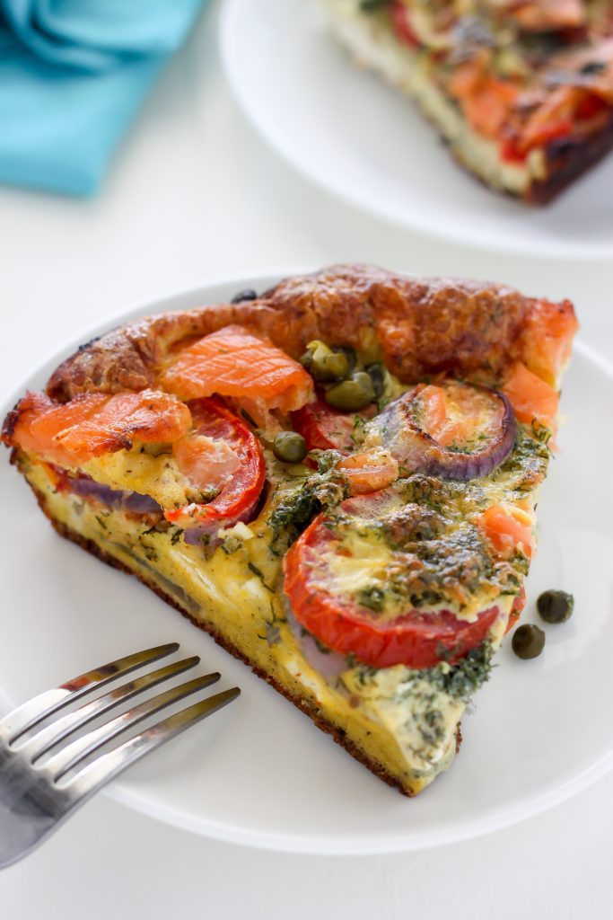 Smoked Salmon Frittata