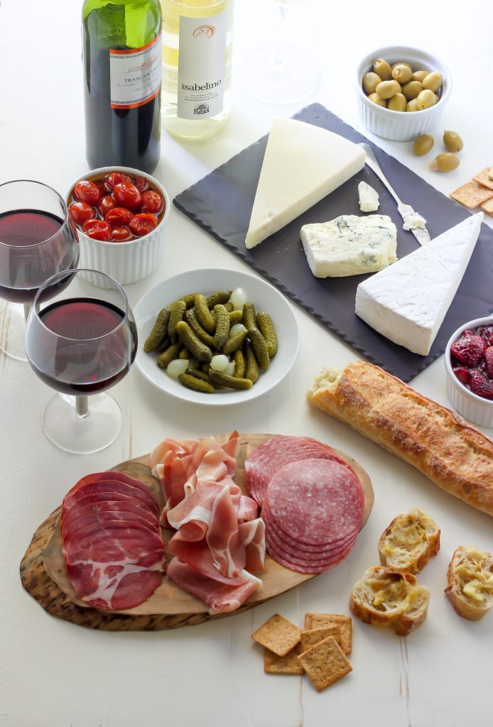 Summertime Cheese & Charcuterie Spread
