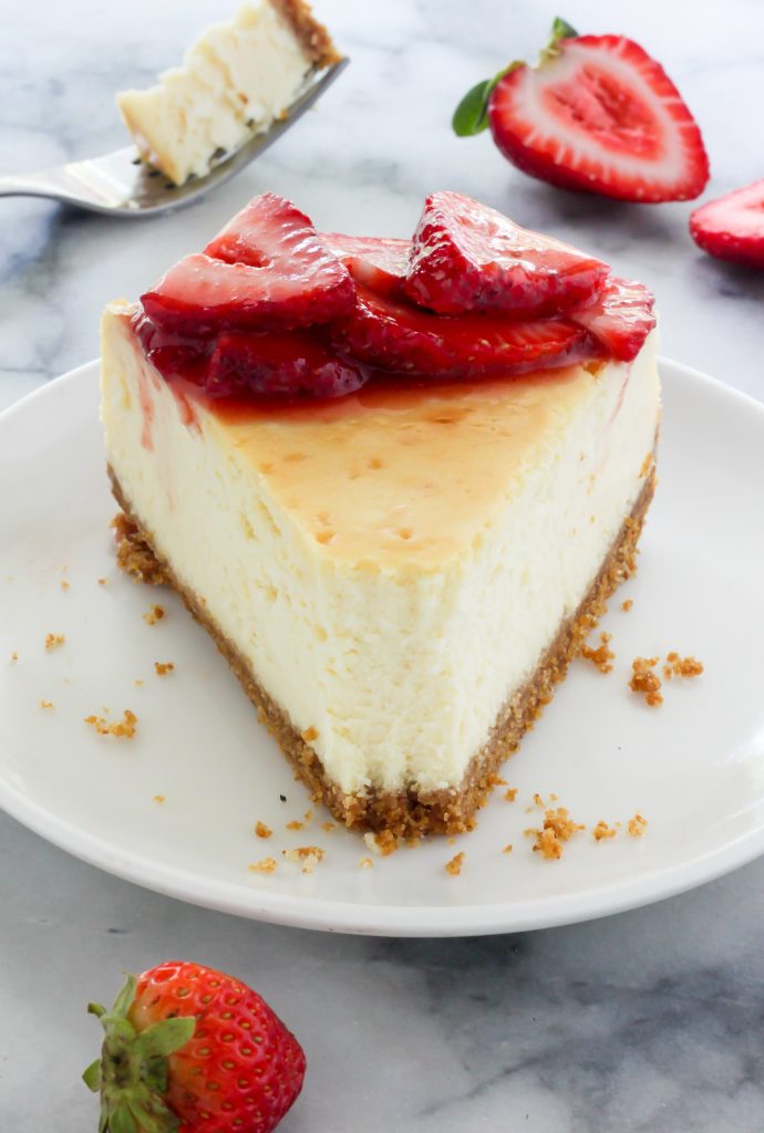 Rich and creamy, this classic New York Style Cheesecake is always a crowd-pleaser! Made with a graham cracker crust and an ultra creamy filling, this is sure to become one of your favorite cheesecake recipes. 