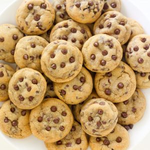 Learn how to make Bite-Sized Brown Butter Chocolate Chip Cookies!