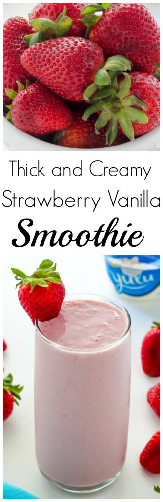Strawberry Vanilla Smoothie