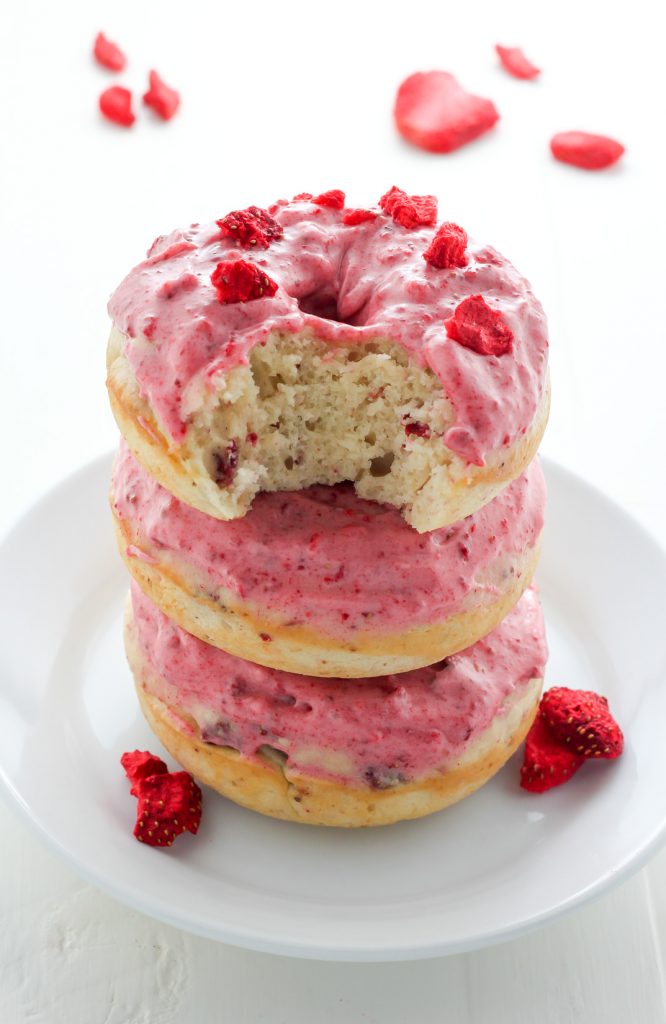 Strawberries and Cream Donuts