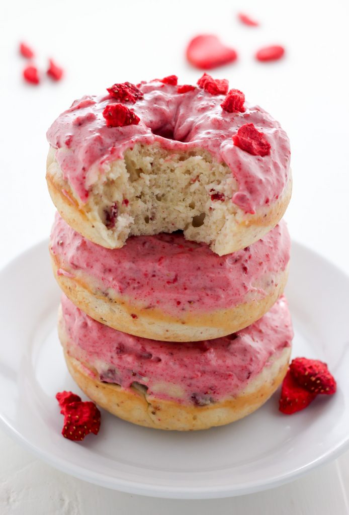 Strawberries and Cream Donuts