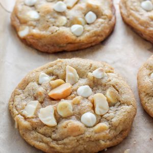 Brown Butter White Chocolate Macadamia Nut Cookies