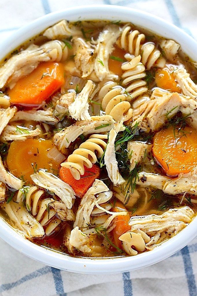 Sunday Suppers: Blackened Chicken Ramen Noodle Soup - Baker by Nature