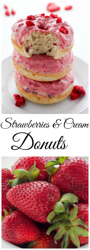 Strawberries and Cream Donuts