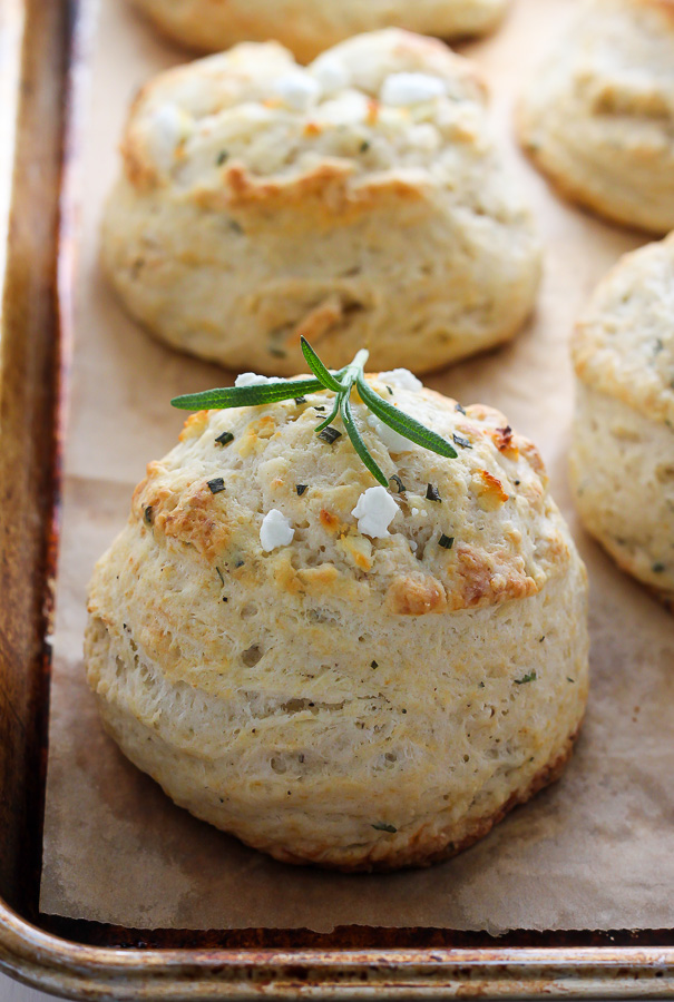 Rosemary Goat Cheese Biscuits