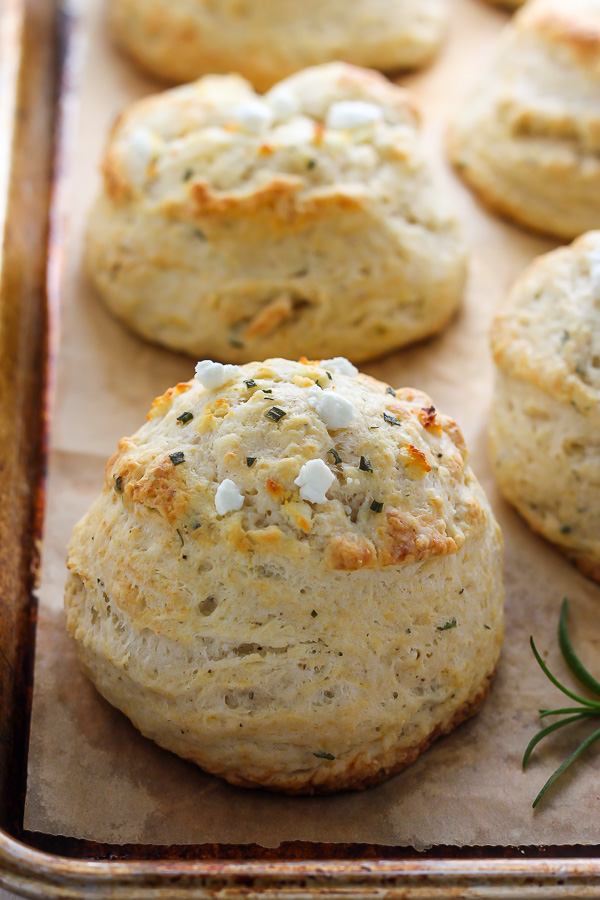 Rosemary Goat Cheese Biscuits