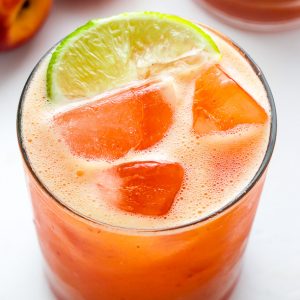 Fresh Peach Margaritas