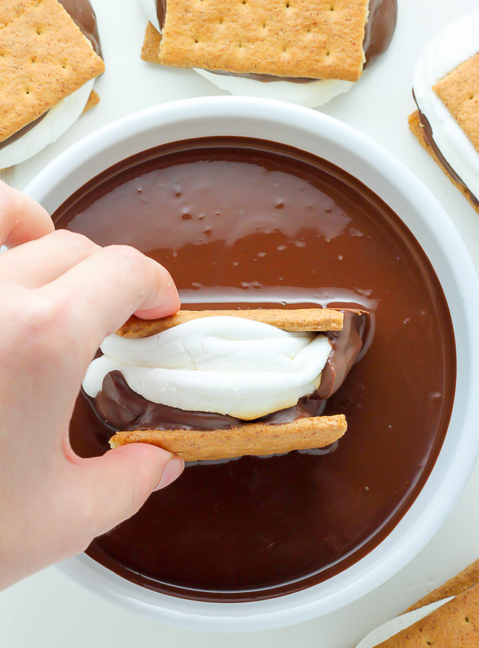 Chocolate Covered S'mores! 