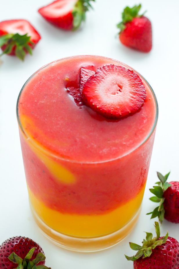 Batido de Mango y Fresa