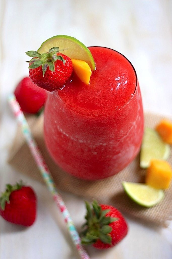 Strawberry Mango Margaritas