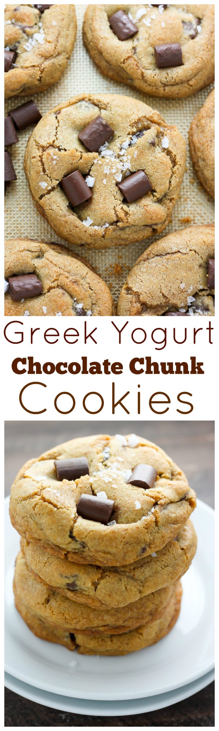 Greek Yogurt Chocolate Chunk Cookies Baker by Nature