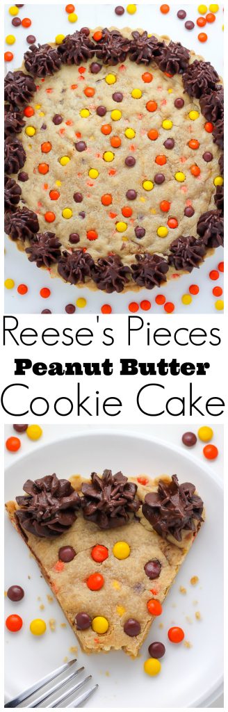 Reese's Pieces Peanut Butter Cookie Cake