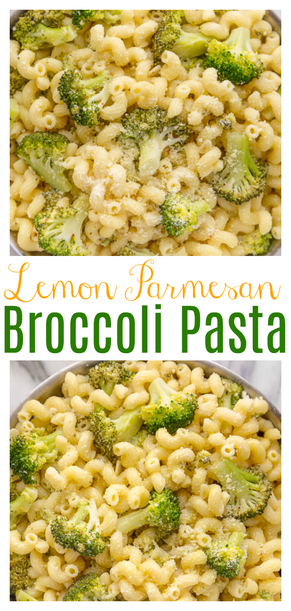 This Easy Pasta with Broccoli Recipe is quick, easy, and so flavorful! One of my favorite pasta recipes to make for a crowd. Loved by vegetarians and carnivores!