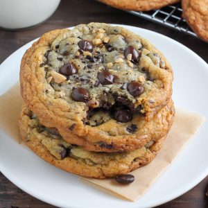 Espresso Toffee Chocolate Chip Cookies