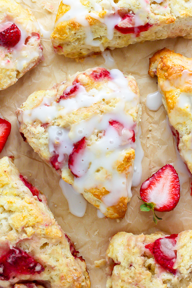 Strawberries and Cream Scones