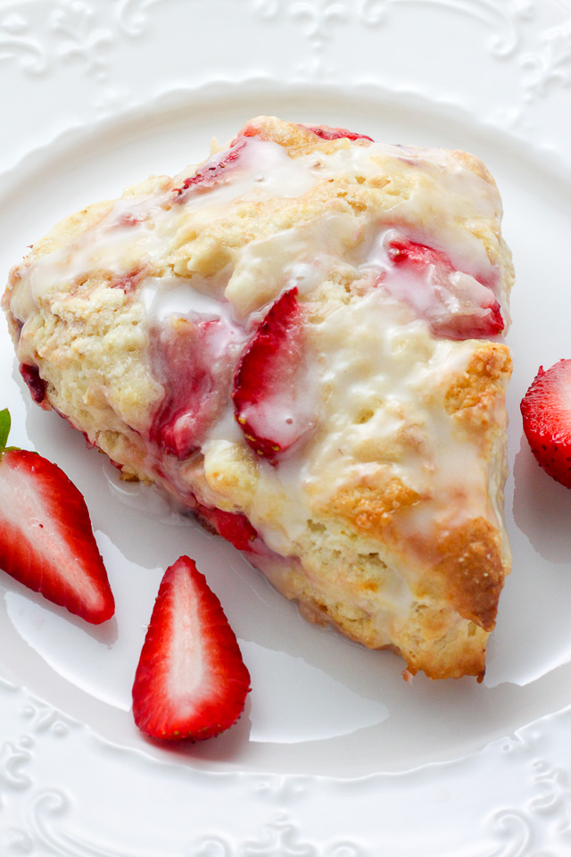 Strawberries And Cream Scones Baker By Nature