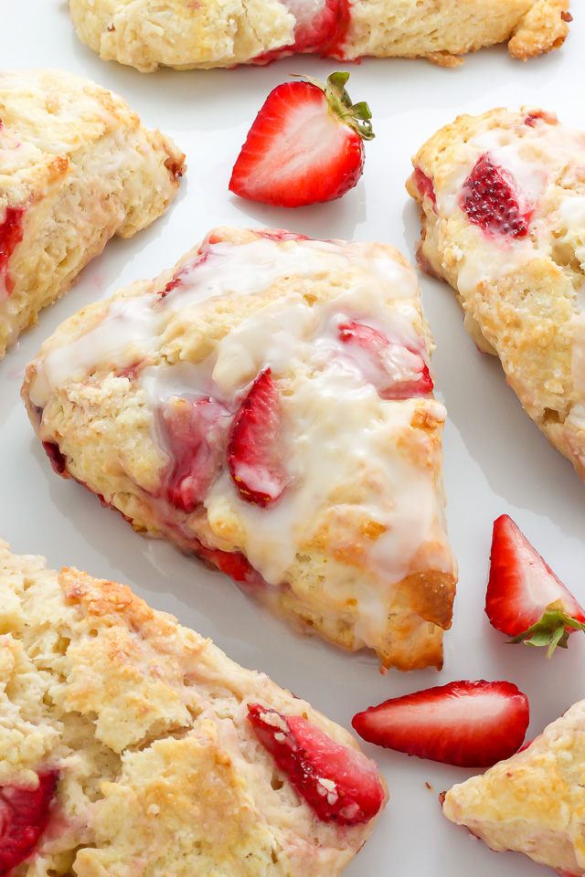 Strawberries and Cream Scones