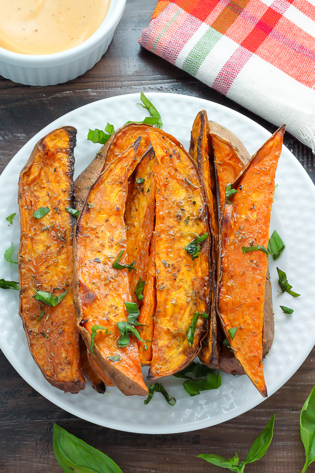 Extra Crispy Sweet Potato Wedges