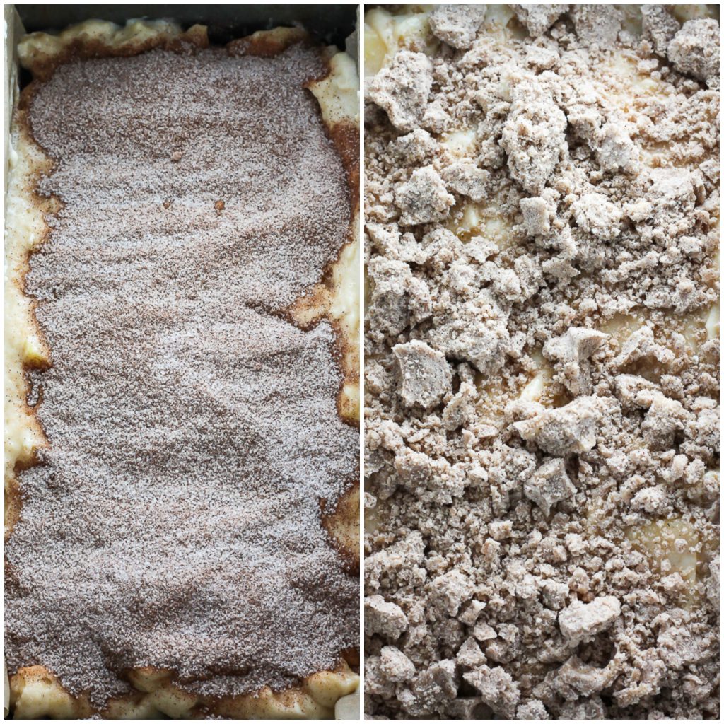 Cinnamon Swirl Apple Crumb Cake