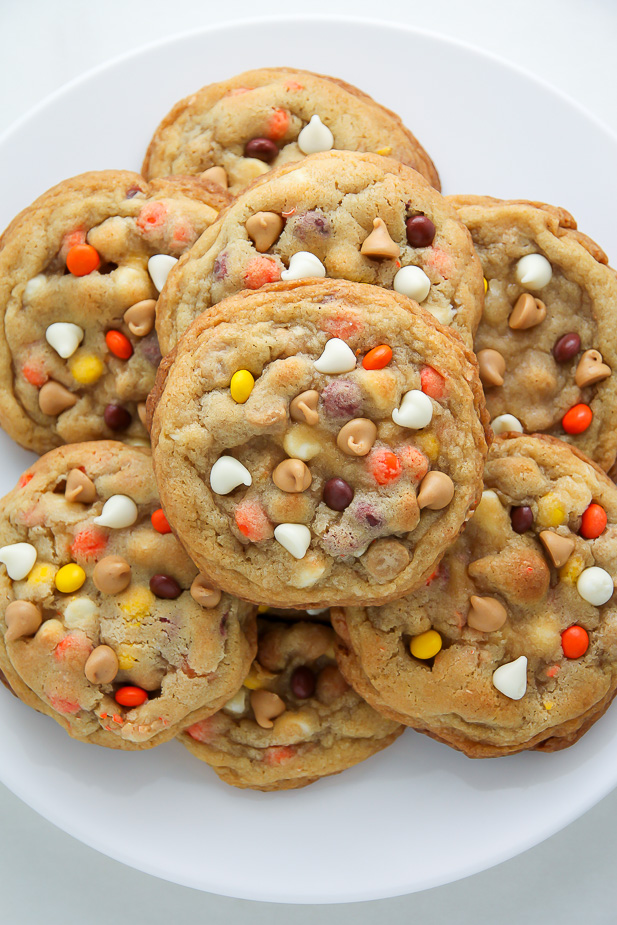 Reeses Pieces Cookies {With PB Chips!}