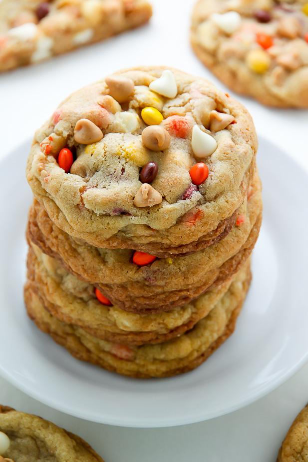 Reeses Pieces Cookies {With PB Chips!}