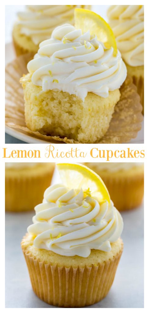 Super easy One-Bowl Lemon Ricotta Cupcakes are moist and sunshiny sweet! Made in just one bowl, this is an easy recipe with minimal cleanup. A must try for lemon lovers!