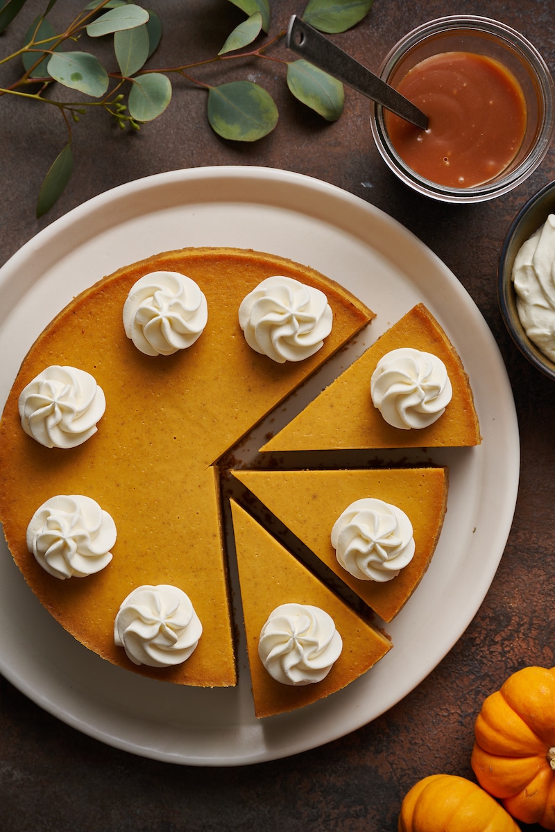 9 Inch Pumpkin Cheesecake Recipe - Homemade In The Kitchen