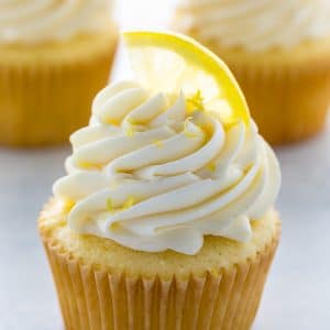 One-Bowl Lemon Ricotta Cupcakes!